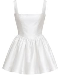 Galia Lahav - Catherine Square-Neck Mini Dress - Lyst