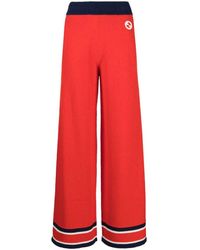 Gucci - Knitted Wide-leg Trousers - Lyst