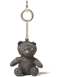 Borbonese - Bear Patterned Keyring - Lyst
