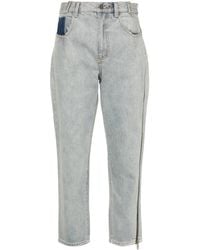 3.1 Phillip Lim - High-Waisted Cropped Jeans - Lyst