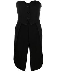 Moschino - Asymmetric Virgin-Wool Top - Lyst