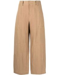 Vince - One Tone-Patch Wide-Leg Trousers - Lyst