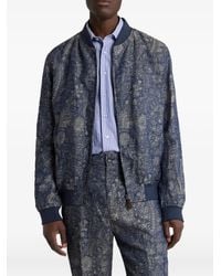 Etro - Jacquard Paisley Bomber Jacket - Lyst