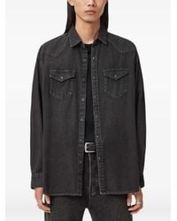 AllSaints - Fenton Pocket Shirt - Lyst