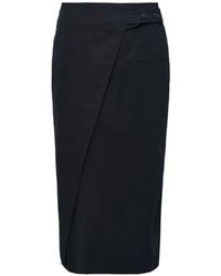 Club21 - Camille Cotton Midi Skirt - Lyst