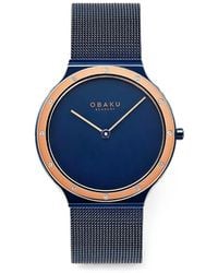 Obaku - Note Lille 34Mm Watch - Lyst