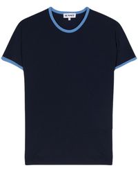 Sunnei - T-shirt con bordo a contrasto - Lyst