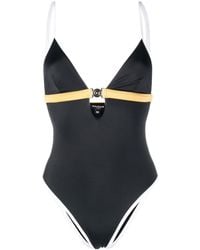 Balmain - Colour-block Fitted Swimsuit - Lyst