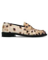 VANDA NOVAK - Greta Leopard-Print Loafers - Lyst