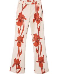 La DoubleJ - Floral Tailored Trousers - Lyst