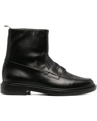 Thom Browne - Penny Slot-detail Ankle Boots - Lyst