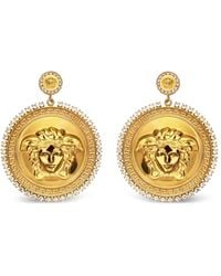 Versace - Medusa-Head Earrings - Lyst