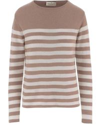 Bruno Manetti - Striped Cashmere Jumper - Lyst