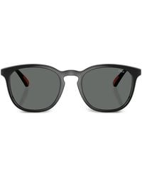 Polo Ralph Lauren - Logo-Print Squared-Frame Sunglasses - Lyst