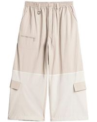 Y-3 - Colourblock Cotton Trousers - Lyst
