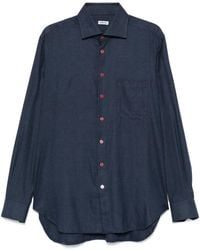 Kiton - Flannel Shirt - Lyst