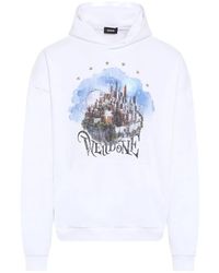 we11done - Graphic-Print Hoodie - Lyst