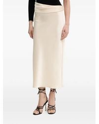 Patrizia Pepe - Drapierter Midirock - Lyst