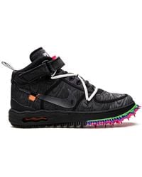 NIKE X OFF-WHITE - Air Force 1 Mid Sneakers - Lyst