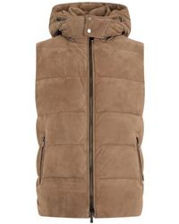 Moorer - Chaleco Fire Acolchado Con Capucha - Lyst