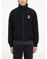 Stussy - Logo-Patch Fleece-Lined Jacket - Lyst