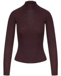 Roberto Collina - Ribbed-Knit Turtleneck Sweater - Lyst