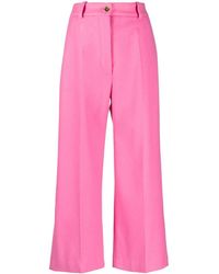 Patou - Cropped Flared Trousers - Lyst