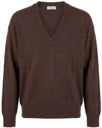 Brunello Cucinelli - V-Neck Cashmere Sweater - Lyst