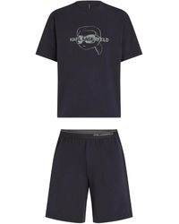 KARL LAGERFELD - Logo-Detailing Pajamas - Lyst