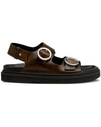 Ami Paris - Fussbet Leather Sandals - Lyst