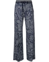 Etro - Paisley-print Trousers - Lyst