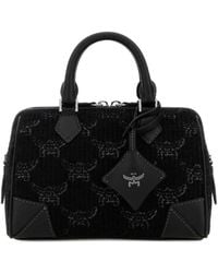 MCM - Ella Boston Jacquard Top Handle Tote Bag - Lyst