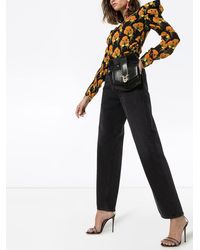 Agolde Jeans mit asymmetrischem Bund - Schwarz