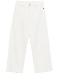 P.A.R.O.S.H. - Logo-Label Five-Pocket Jeans - Lyst