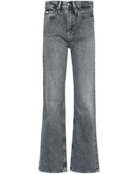Calvin Klein - Jeans Dritti A Vita Alta - Lyst