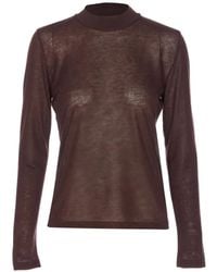 Filippa K - High-Neck Long-Sleeved T-Shirt - Lyst
