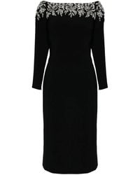 Jenny Packham - Rosabel Crystal-Embellished Dress - Lyst