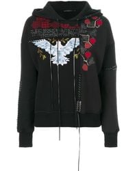 McQueen - Embroidered Hoodie - Lyst