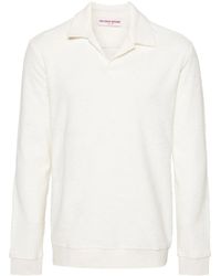 Orlebar Brown - Santino Towelling-Finish Polo Shirt - Lyst