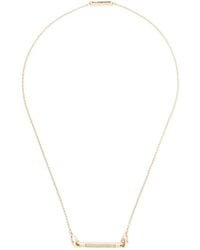 Eddie Borgo - Pavé Safety Chain Necklace - Lyst