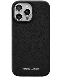 Maison De Sabre - Leather Iphone 16 Pro Max Phone Case - Lyst