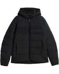 Tommy Hilfiger - Logo-Print Hooded Jacket - Lyst