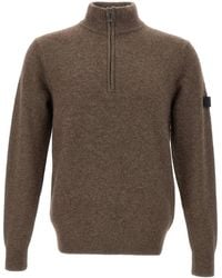 Peuterey - Pull À Col Zippé - Lyst