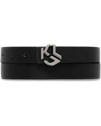 KARL LAGERFELD - Logo-Buckle Belt - Lyst