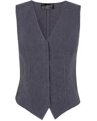 Cortana - Costa Panelling Vest - Lyst