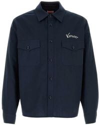 KENZO - T-Shirt À Logo Varsity Brodé - Lyst