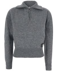 Grifoni - Half-Zip Sweater - Lyst