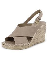Vince - Georgia Crossover Espadrille Sandals - Lyst