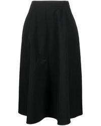 Ralph Lauren Collection - Erica A-line Midi Skirt - Lyst