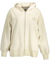 Calvin Klein - Logo-Patch Zip-Up Hoodie - Lyst